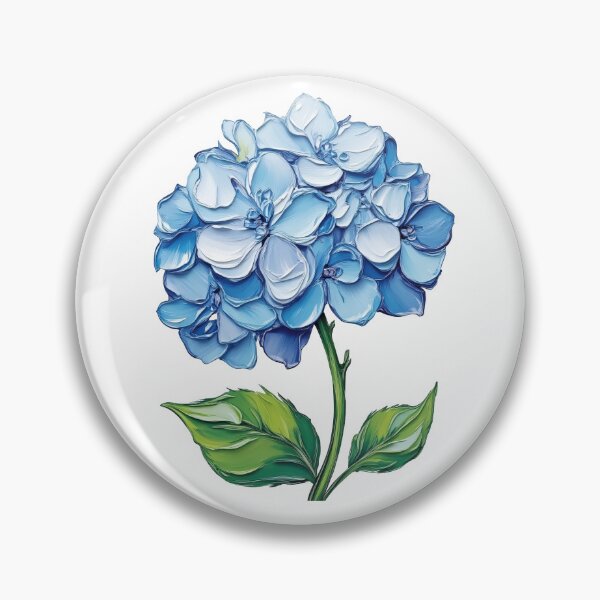 Item preview, Beautiful Blue Hydrangea Digital Painting designed and sold by Fikuall.