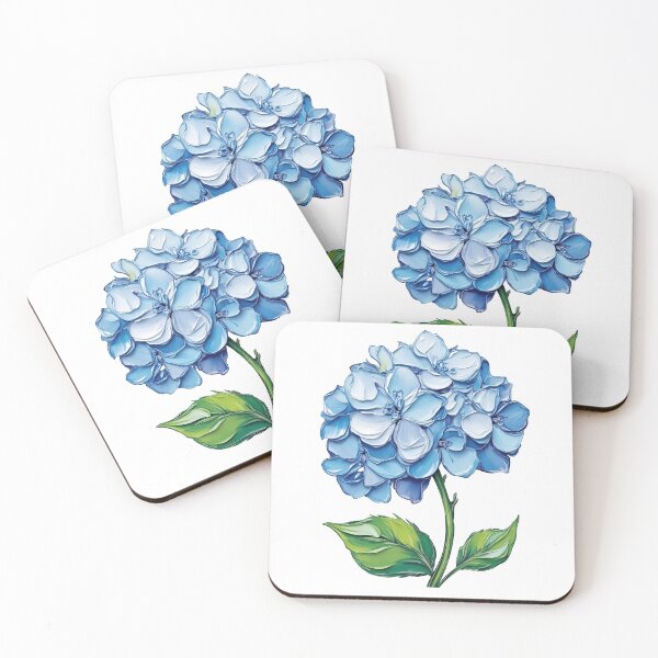 Item preview, Beautiful Blue Hydrangea Digital Painting designed and sold by Fikuall.