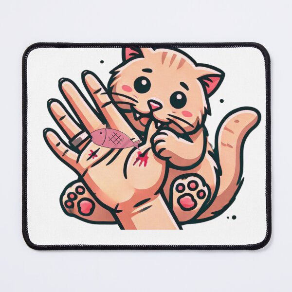 Item preview, Cat Bite cute designed and sold by swiftbinaries.