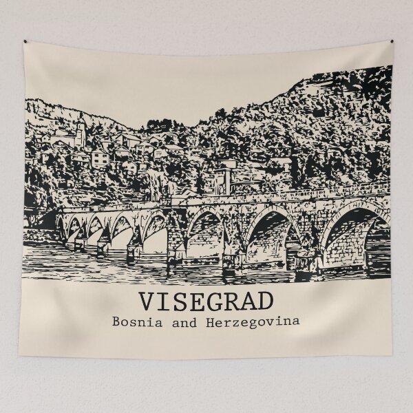 Item preview, Višegrad - Bosnia and Herzegovina designed and sold by Lakeric Cityscapes.
