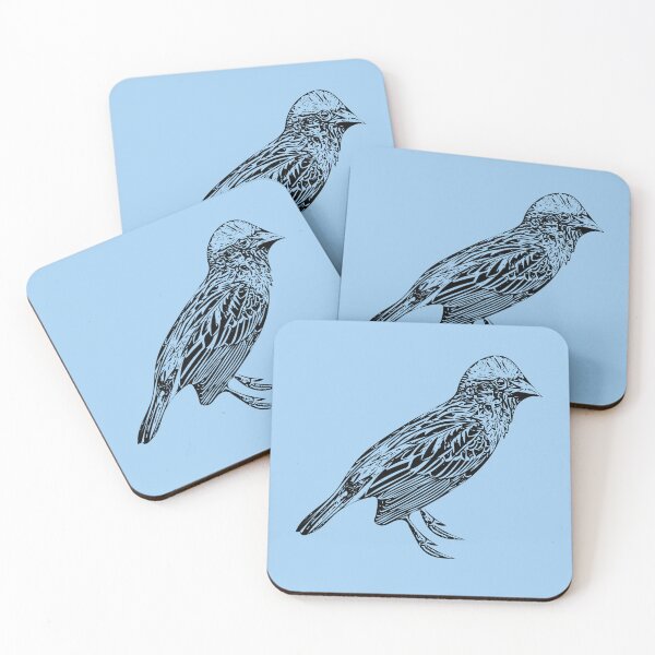Item preview, Diseño Baya Weaver en color negro designed and sold by designsasstultd.
