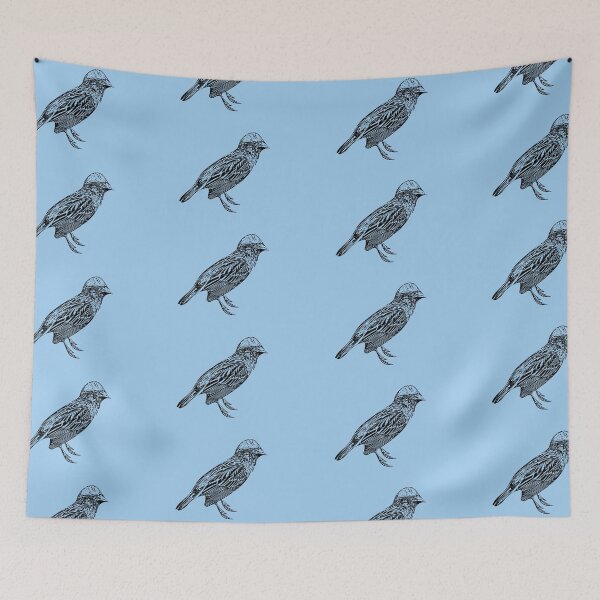Item preview, Diseño Baya Weaver en color negro designed and sold by designsasstultd.