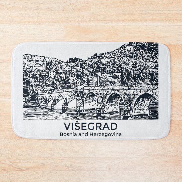 Item preview, Višegrad - Bosnia and Herzegovina designed and sold by Lakeric Cityscapes.