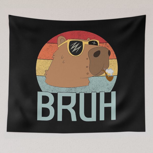 Item preview, Capybara Bruh designed and sold by ArtisShops.