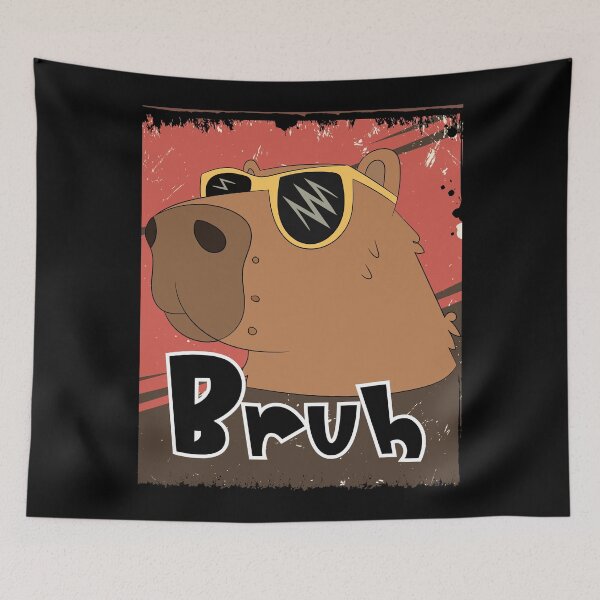 Item preview, Capybara Bruh designed and sold by ArtisShops.
