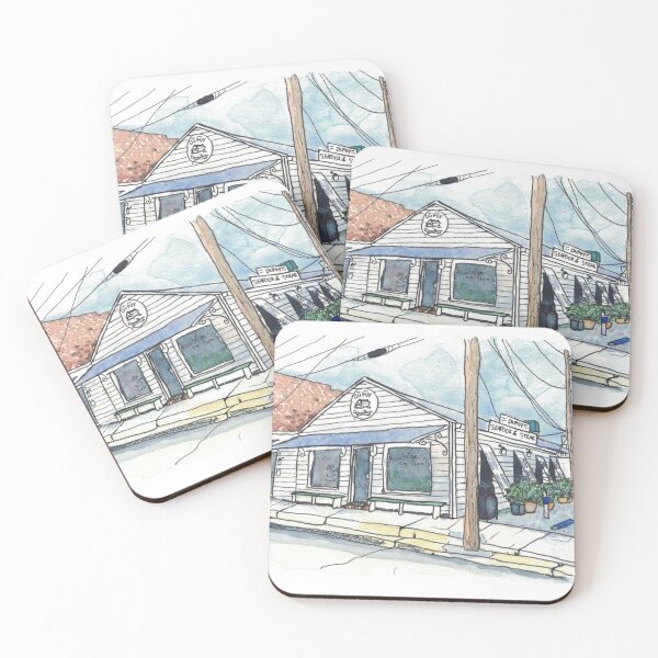 Item preview, Dupuy Seafood Restaurant Watercolor Painting designed and sold by EasyPrints337.