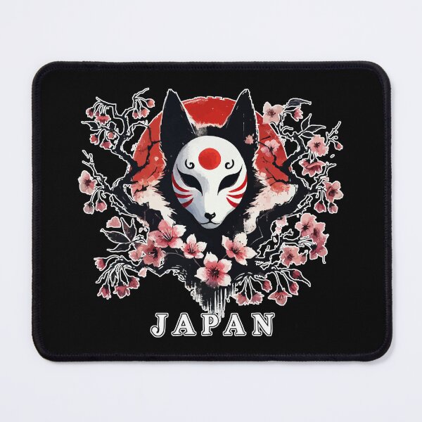Item preview, Japan Kitsune Fox Sakura Tree Travel designed and sold by TomFrontierArt.