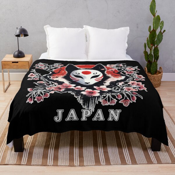 Item preview, Japan Kitsune Fox Sakura Tree Travel designed and sold by TomFrontierArt.