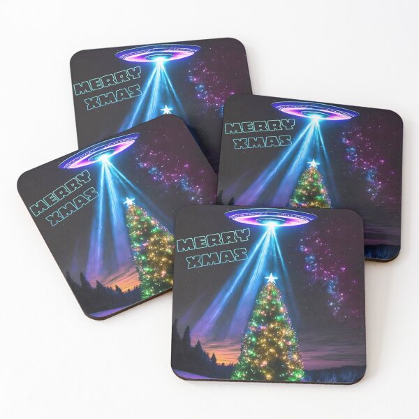 Item preview, UFO MERRY XMAS designed and sold by La Loca.