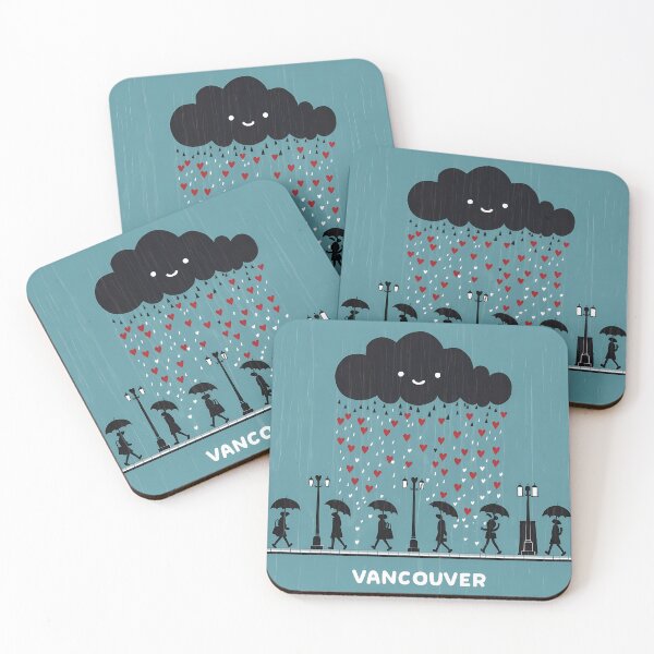 Item preview, Rain Loves Vancouver designed and sold by Orca Chuckle Studios.