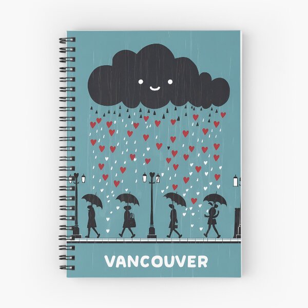 Item preview, Rain Loves Vancouver designed and sold by Orca Chuckle Studios.