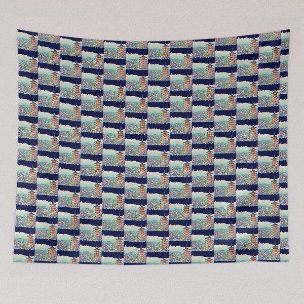 Item preview, Kyushu Night View in 3D Sketch - Stunning Japanese Landmark,   designed and sold by PaintMeWorld.