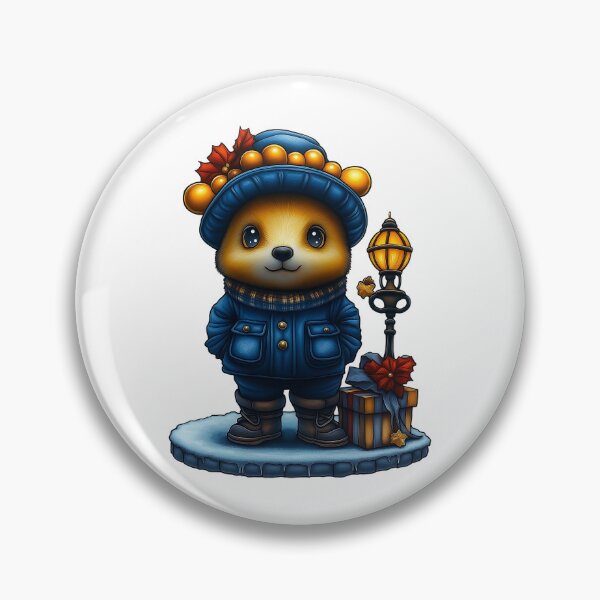 Item preview, Cozy Bear in Winter Wonderland designed and sold by BukkyStory.