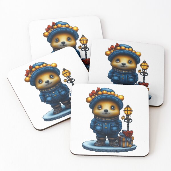 Item preview, Cozy Bear in Winter Wonderland designed and sold by BukkyStory.
