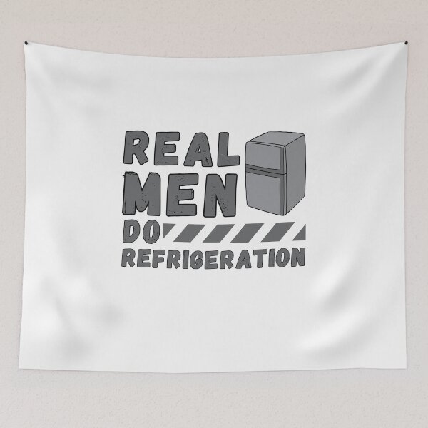 Item preview, Funny HVAC Tech Real Men Do Refrigeration Sarcastic Technician Gift designed and sold by MouDantArts.
