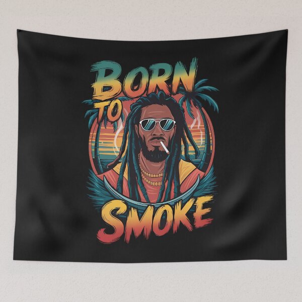 Item preview, Born to smoke designed and sold by BugiDesignArt.