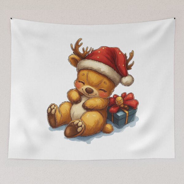 Item preview, Cozy Reindeer for a Merry Christmas designed and sold by BukkyStory.