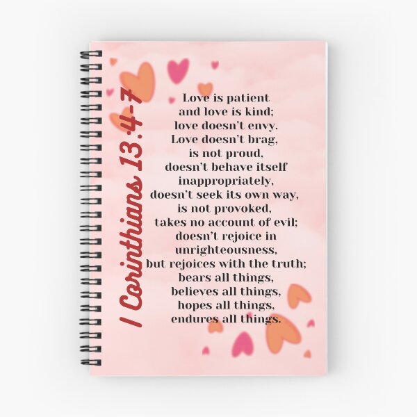 Item preview, Love is.... -- 1 Corinthians 13:4-7 designed and sold by DeeFran Designs.