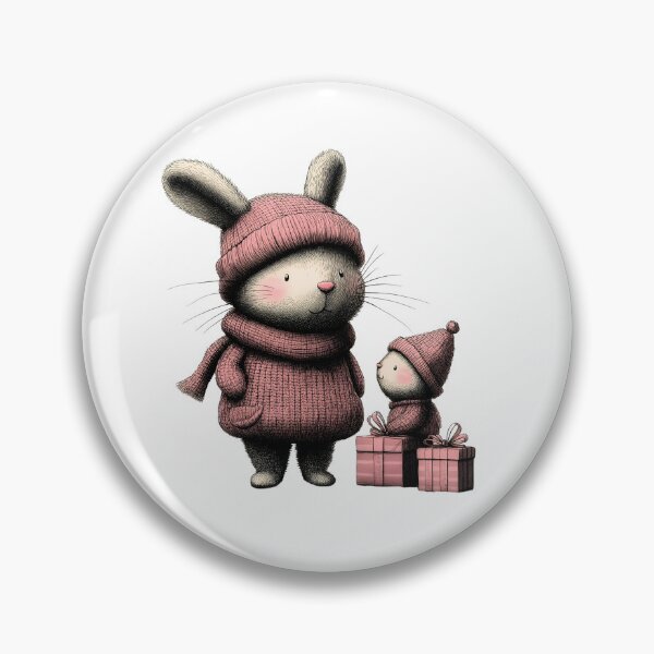 Artikelvorschau, In Liebe eingehüllt: Hase umarmt Hase entworfen und verkauft von BukkyStory.