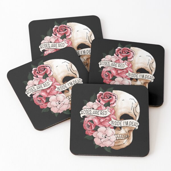 Item preview, Roses are Red, Inside I'm Dead designed and sold by J A Flanagan.