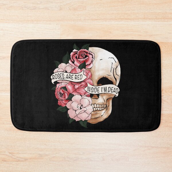 Item preview, Roses are Red, Inside I'm Dead designed and sold by J A Flanagan.