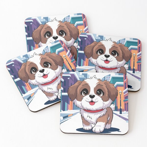 Item preview, St Bernard Bliss in Winter Town designed and sold by NeatThingLover.