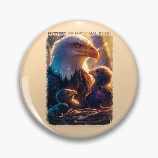 Item preview, Majestic Bald Eagle with two baby Eaglets designed and sold by Zavdesign.