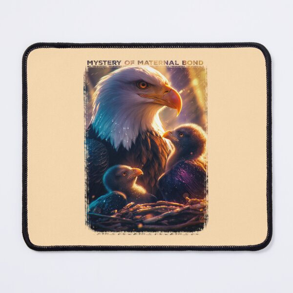 Item preview, Majestic Bald Eagle with two baby Eaglets designed and sold by Zavdesign.