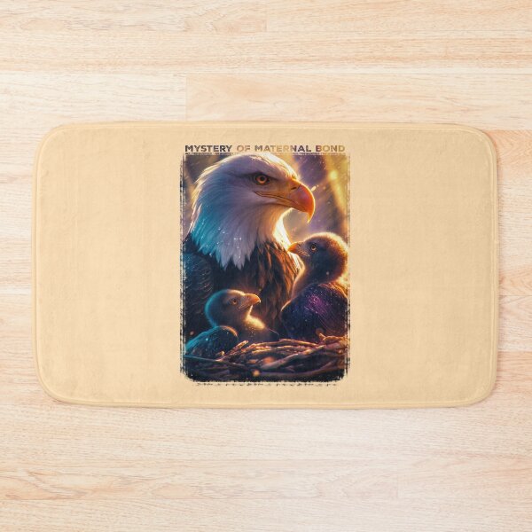 Item preview, Majestic Bald Eagle with two baby Eaglets designed and sold by Zavdesign.