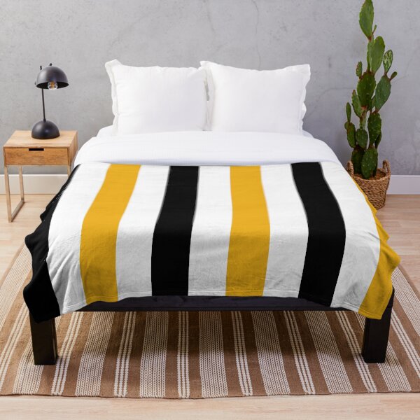 Item preview, Black White and Gold Vertical Stripes designed and sold by AbstractIdeas.