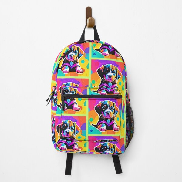 Item preview, Vibrant Puppy Artwork designed and sold by Health And Fitness Posts e-Store.