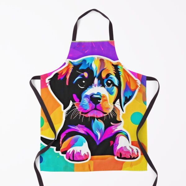Item preview, Vibrant Puppy Artwork designed and sold by Health And Fitness Posts e-Store.