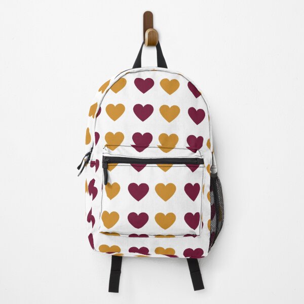 Item preview, Rows Of Cute Hearts Purple And Orange designed and sold by Lisetta Collection.