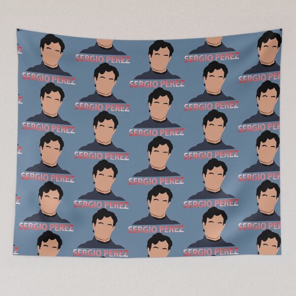 Item preview, Sergio Perez illustration designed and sold by ZooStateofMind.