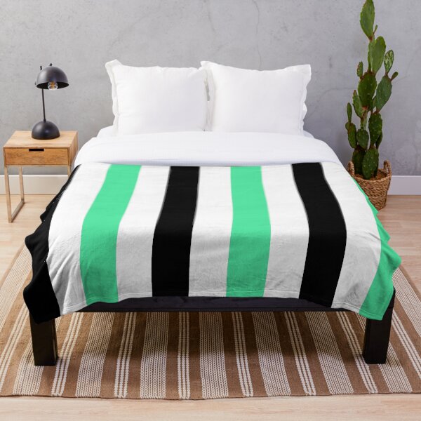 Item preview, Black White and Green Vertical Stripes designed and sold by AbstractIdeas.