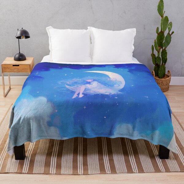 Item preview, Anime Girl in the Moon designed and sold by Christian Weiss.