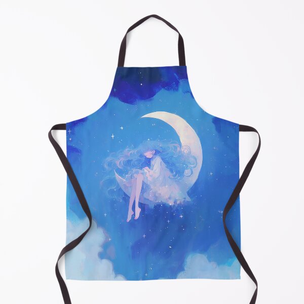 Item preview, Anime Girl in the Moon designed and sold by Christian Weiss.