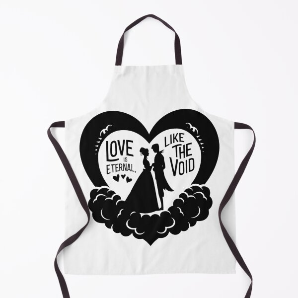 Item preview, Love Is Eternal Like The Void Heart Shape - Goth Valentines Design designed and sold by Peter Stawicki.