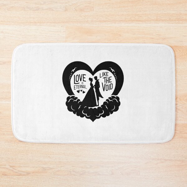 Item preview, Love Is Eternal Like The Void Heart Shape - Goth Valentines Design designed and sold by Peter Stawicki.