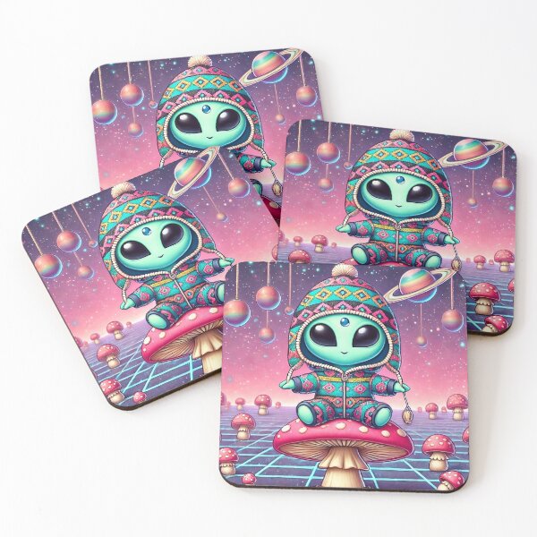 Item preview, Winter alien on mushrooms designed and sold by Day Dreamer.