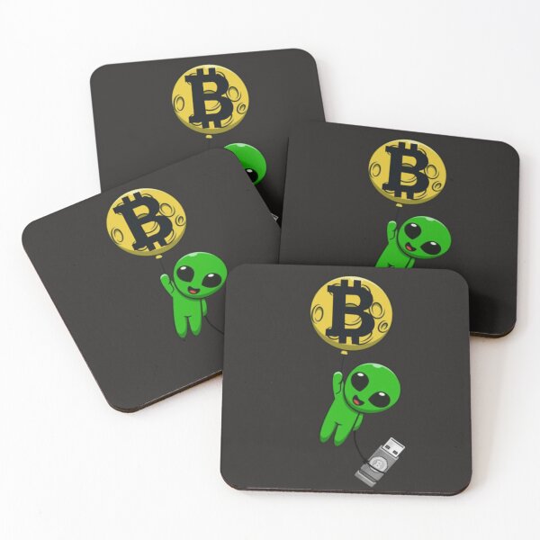 Item preview, Alien’s bitcoin adventure: flash drive to the moon! designed and sold by psychedelic-Rio.