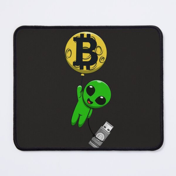Item preview, Alien’s bitcoin adventure: flash drive to the moon! designed and sold by psychedelic-Rio.
