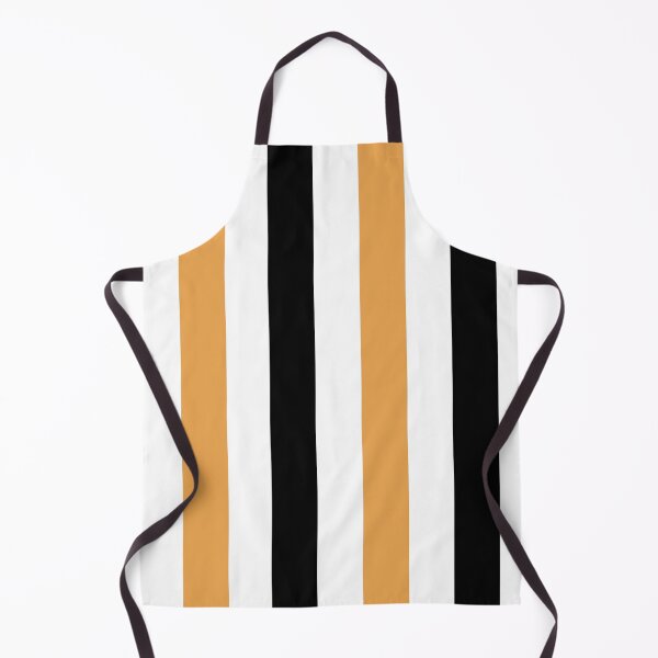 Item preview, Black White and Orange Vertical Stripes designed and sold by AbstractIdeas.