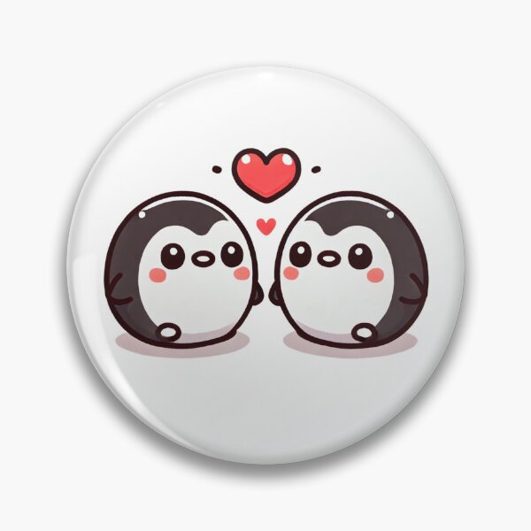 Item preview, Penguin Love - Adorably Heartwarming Valentine's Design designed and sold by DEEPDesignsART.