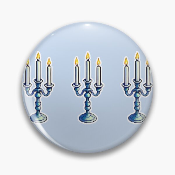 Item preview, Pixelated candelabrum, silverware, richness, regency era, royalty, renaissance, Historical series, designed and sold by Sugar Wisdom .