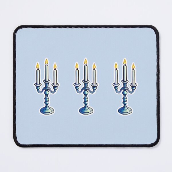 Item preview, Pixelated candelabrum, silverware, richness, regency era, royalty, renaissance, Historical series, designed and sold by Sugar Wisdom .