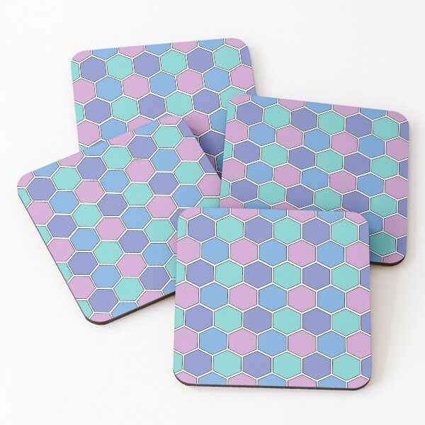 Item preview, Honeycomb Pattern Pastels designed and sold by Kathy Kuczek.