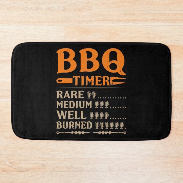 Item preview, BBQ Timer Humor - Rare, Medium, Well Done, Burned designed and sold by PrintCrafting.