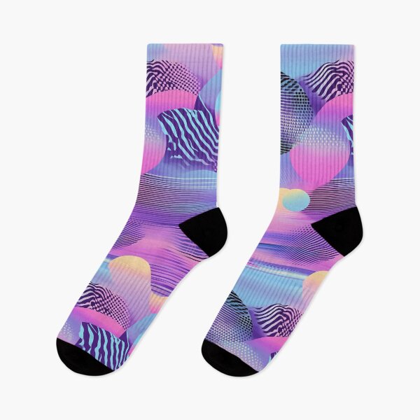 Item preview, Vaporwave influenced pastel pattern designed and sold by MiracleSociety.