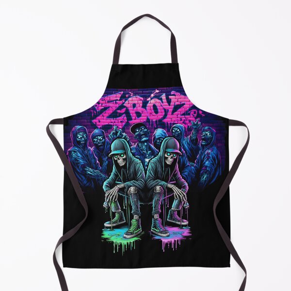 Item preview, Z-Boyz Neon Graffiti Zombies designed and sold by CritHitShop.